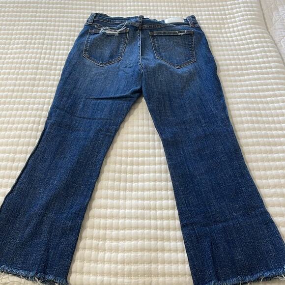 Pistola Ankle Raw Hem Baby Bootcut Jeans 26" Inseam Size 30 - Picture 5 of 6